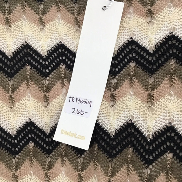 Trina Turk Women’s Perleen Zipzag Wid-Leg Pants Summer Spring Beach NWT Size S - Picture 5 of 11